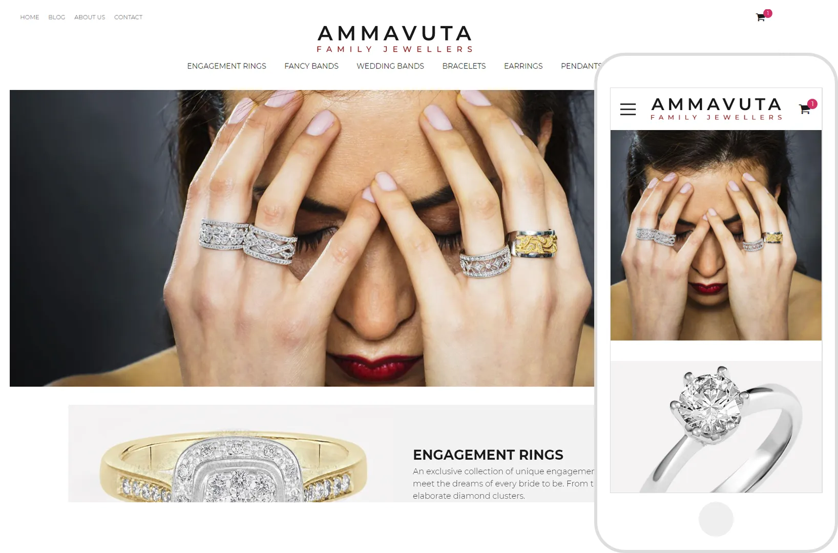 Jewelery Sample Website