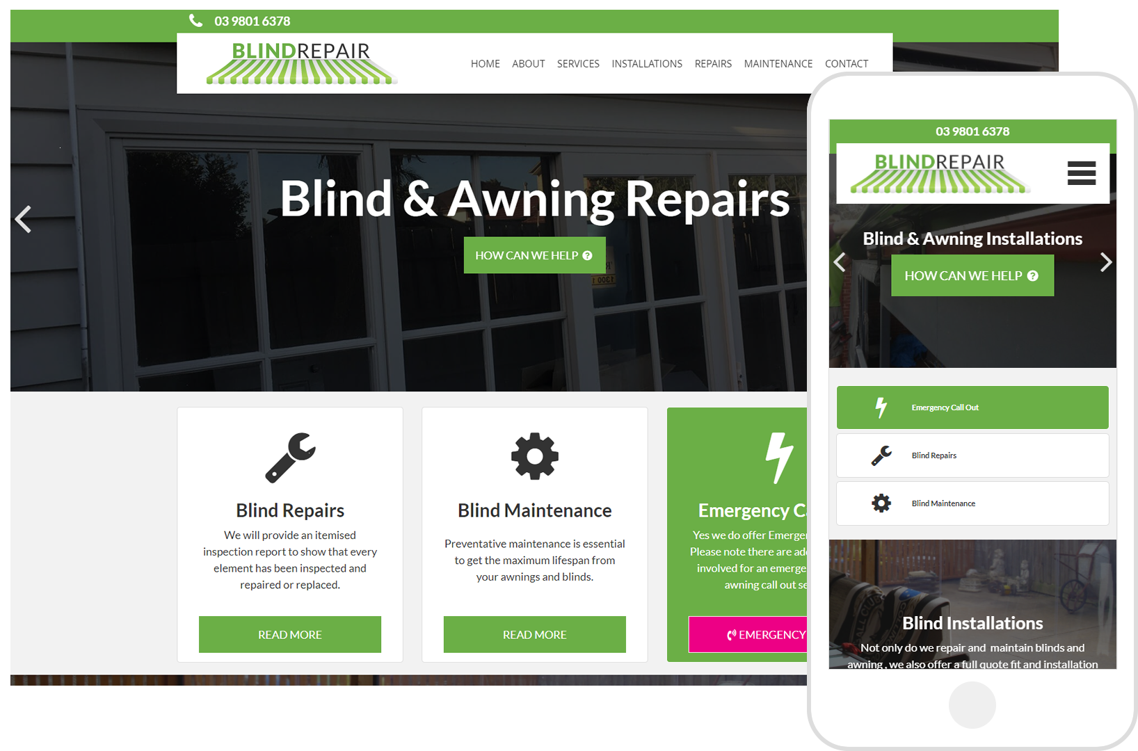 Blind & Awning Repairs