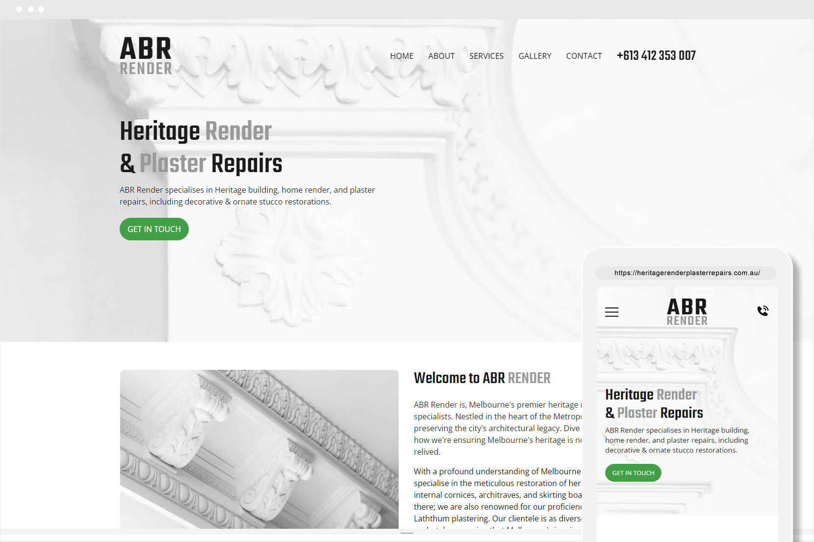 ABR-Render Heritage Render and Plaster Repair